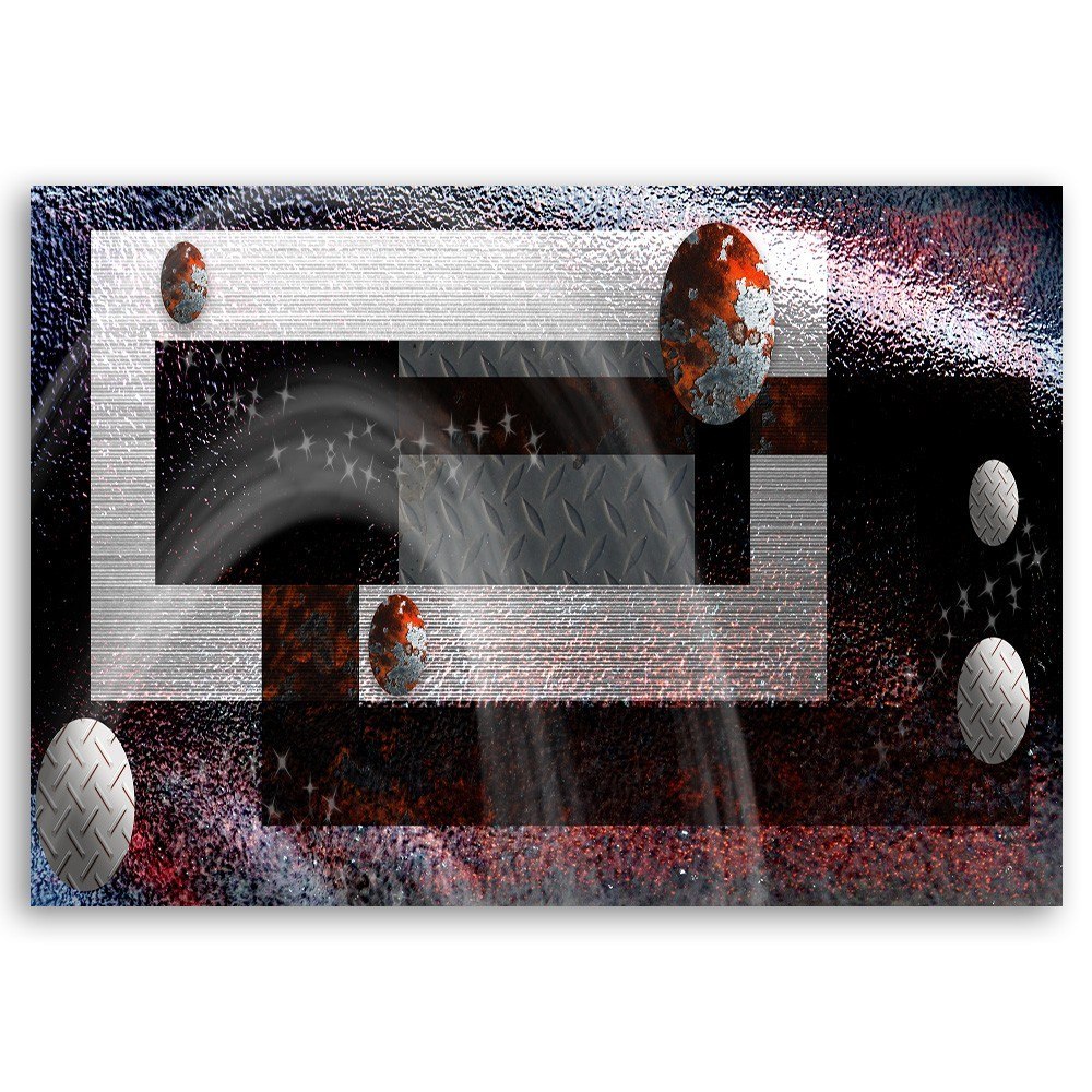 Emaga Obraz na płótnie, Abstrakcja Geometryczna Kule - 100x70